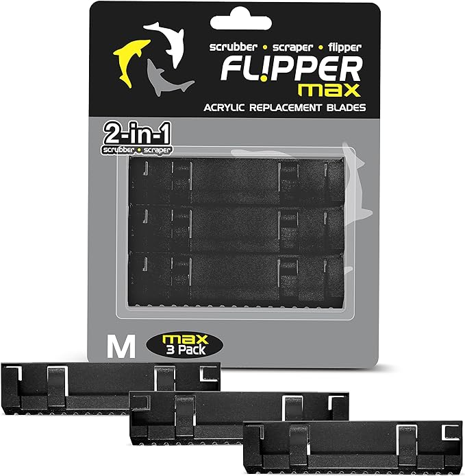 Flipper Max Acrylic Replacement Blades(3 pack)