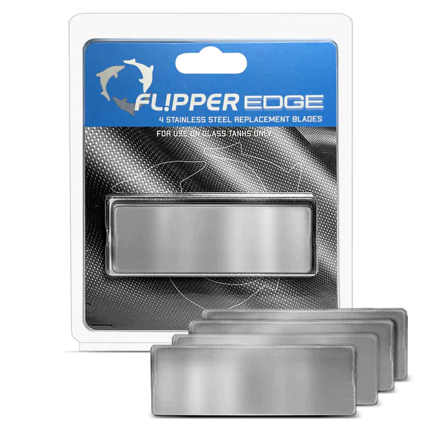 Flipper Edge Stainless Steel Blades - 4pk