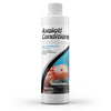 Seachem Axolotl Conditioner 250ml bottle – water treatment solution for axolotls, featuring a white label with a pink axolotl image and Seachem branding.
