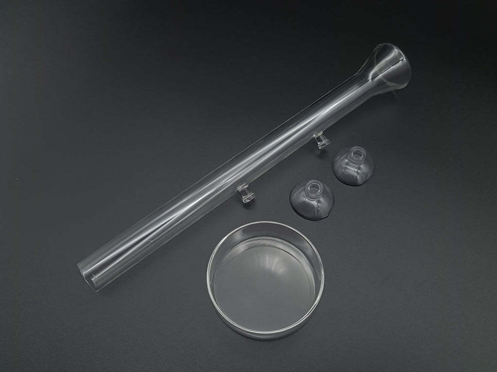 Glass Feeding Tube and Dish for Shrimps