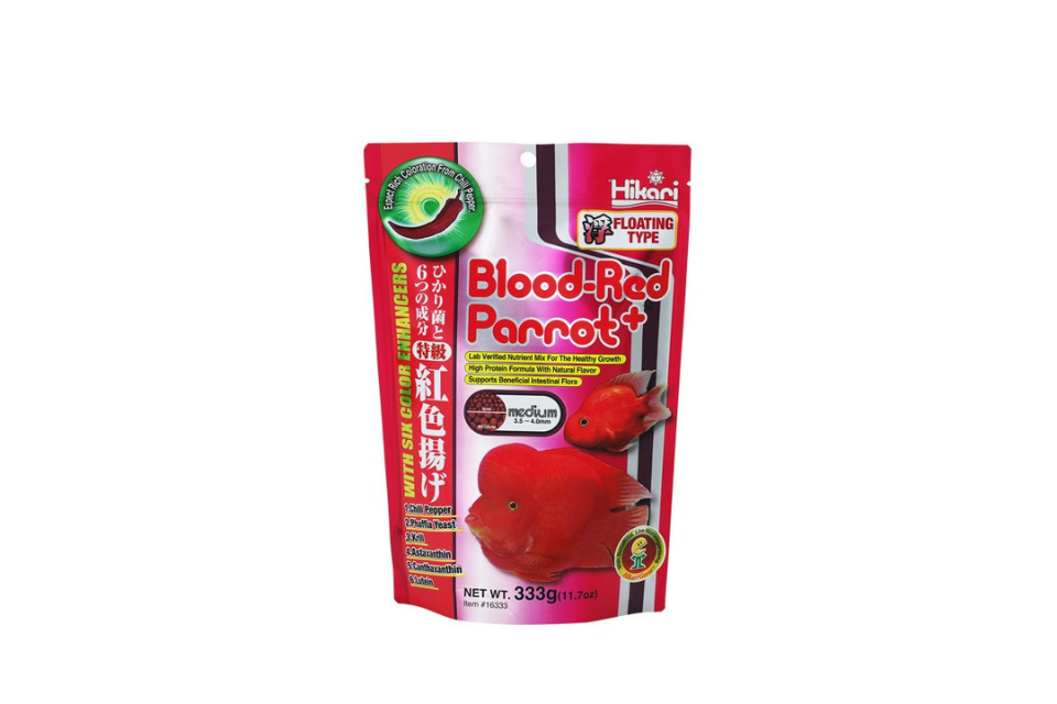 Hikari blood parrot sales food